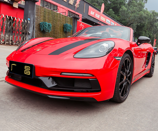 衛紅718輪轂噴漆（高亮黑） 車身彩條拉花 卡鉗噴漆 秒表 碳纖尾翼